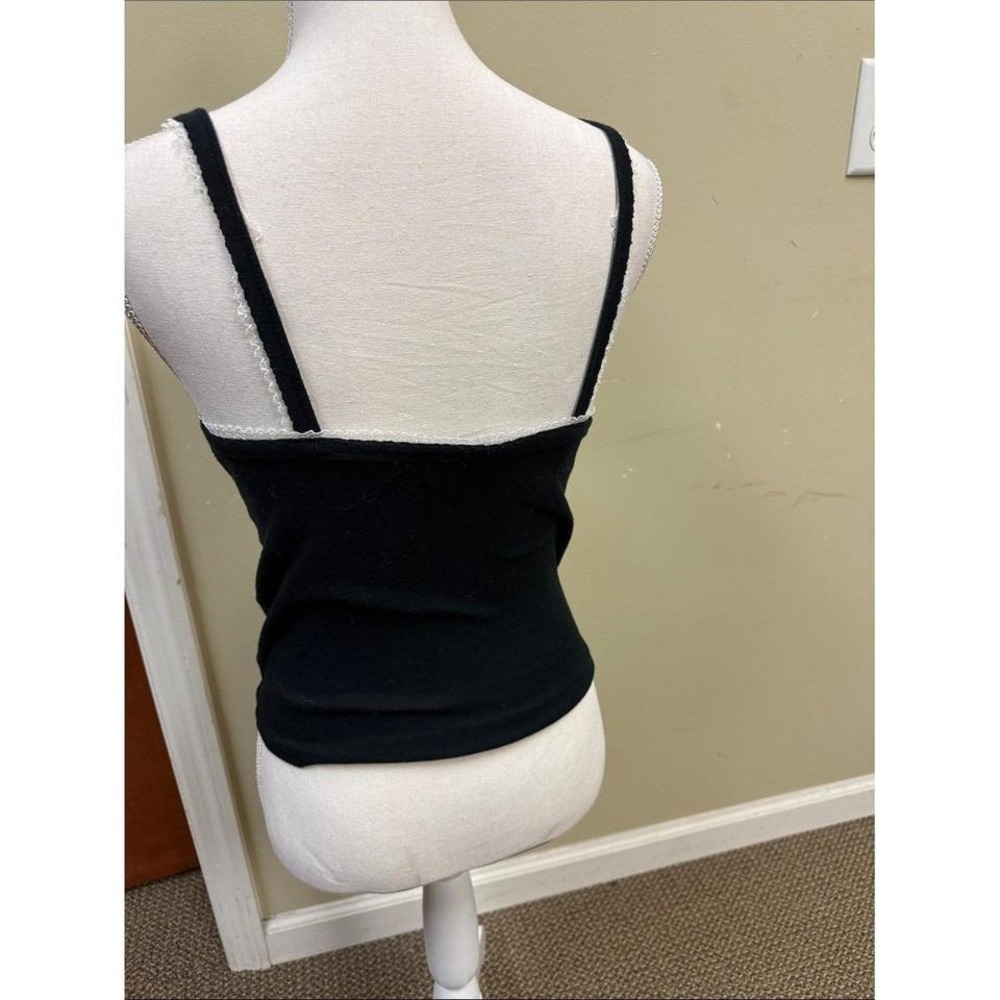 Forever 21 Black Lace-Trim Tank Top - Picture 4 of 5